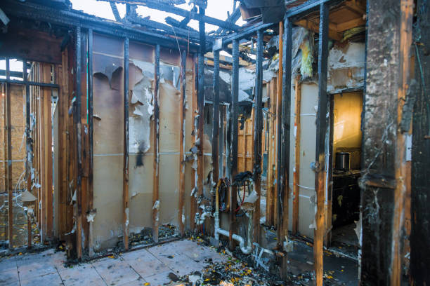 Professional Fire Board Up technician working in Dayton, MN